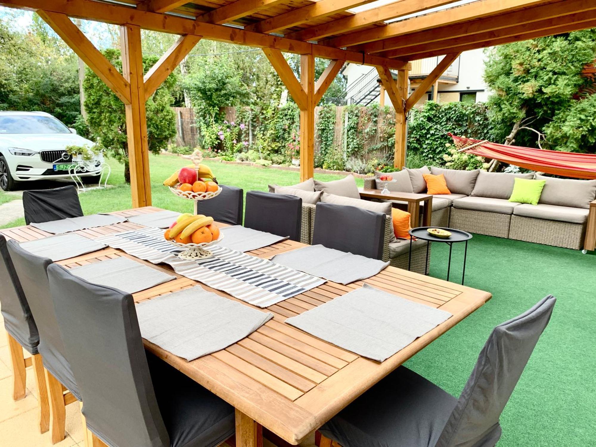 Szarszo Apartment With 3 Rooms And Private Beach, Private Parking Balatonszarszo Buitenkant foto